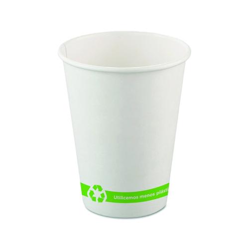 Vaso CARTÓN BLANCO 400ml. 16oz. 50 uds.