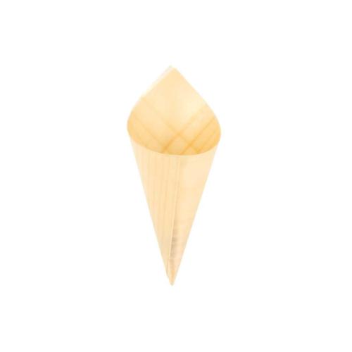 CUCURUCHO/CONO DE PINO 12,5 CM NATURAL MADERA 1