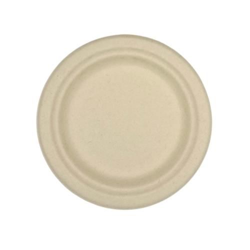 PLATO CAÑA DE AZÚCAR C/NATURAL 15cm. 50u. 1