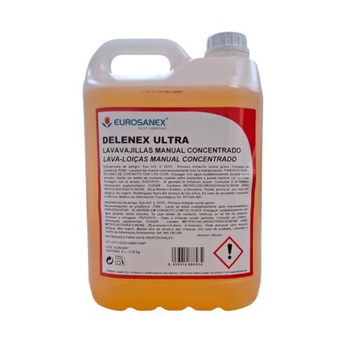 LAVAVAJILLAS MANUAL CONCENTRADO. DELENEX ULTRA. 5L. 1