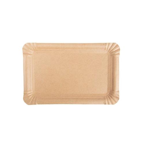 BANDEJA CARTÓN KRAFT 20X13cm. 250u. 1