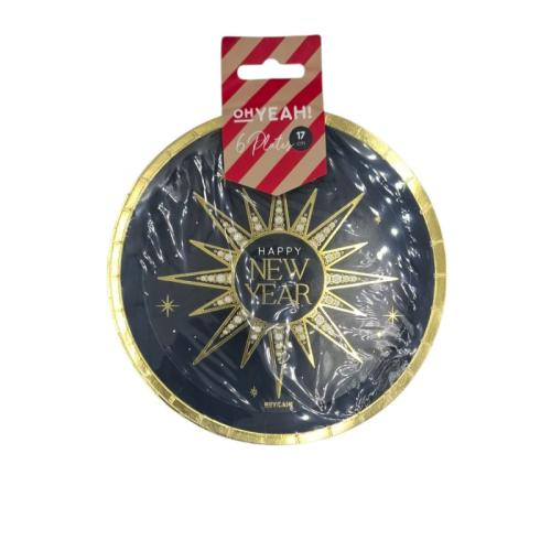 PLATO HAPPY NEW YEAR. 17cm. 6u. 1