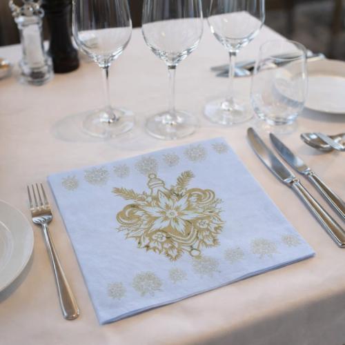 SERVILLETA BELL ORO 40X40cm PP 50u. 1