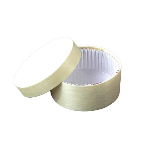 CAJA REDONDA MADERA CON PAPEL HORNO. H42mm 200ml 120u. 1