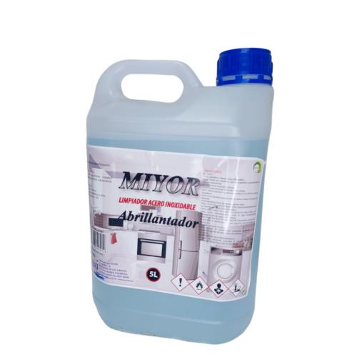 Limpiador acero inoxidable Miyor. Garrafa 5 litros