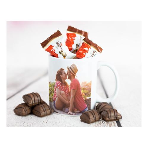 Taza personalizada llena de Kinder Bueno Mini