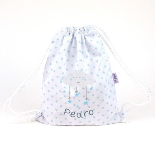 Petate Nube Rosa O Azul Personalizado