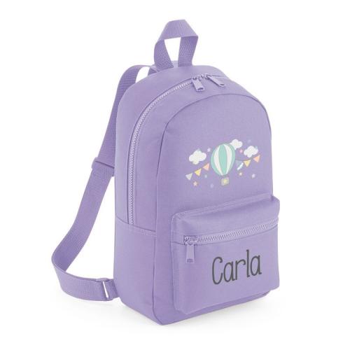 Mochila Medium Nylon Globo personalizada, color a elegir 1