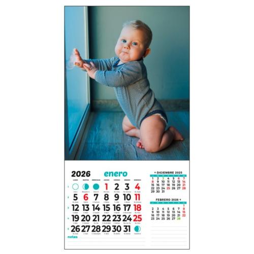 Pack 4 und.Calendario Foto 15x32 cm 1