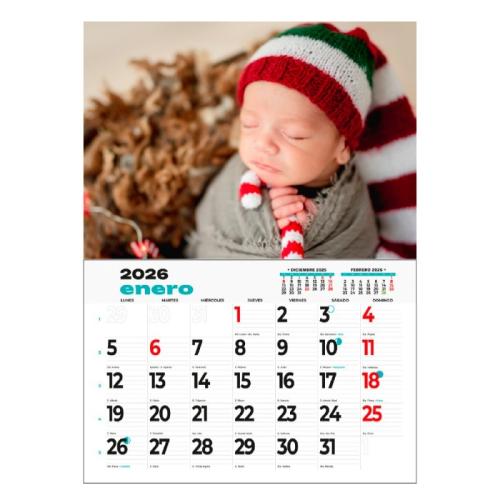 Calendario Año y Foto 31x46,5 cm 1