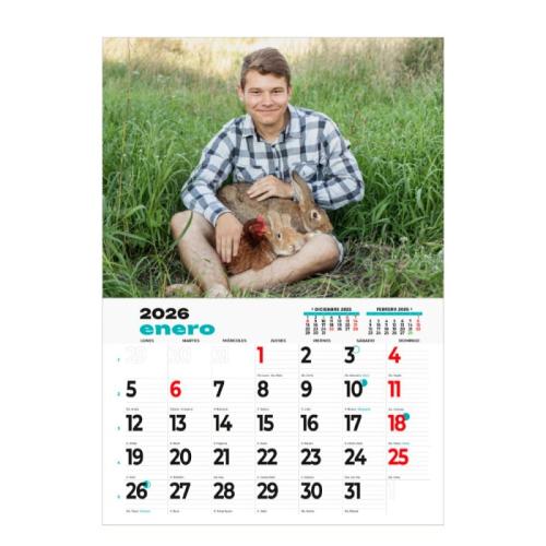 Calendario Año y Foto 43,5x63 cm 1