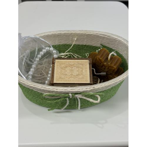 Cestita Verde Navidad 1