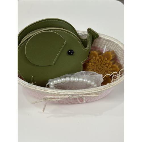 Cestita Rosa Navidad 1