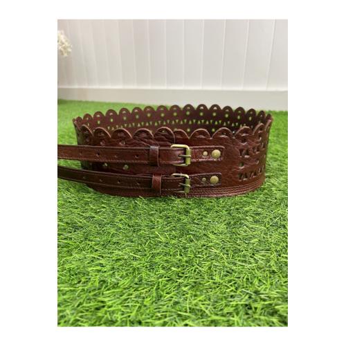 Cinturon india, color - marron chocolate 1