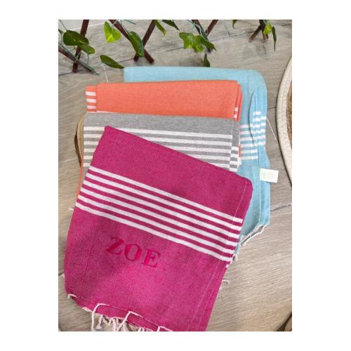 Pareo personalizable, color - frambuesa 1
