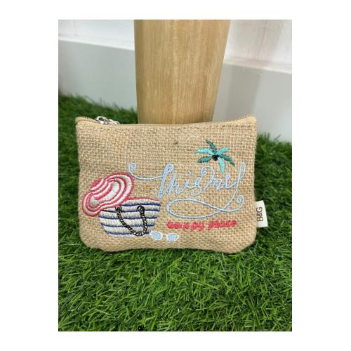 Cartera beach, color - celeste 1