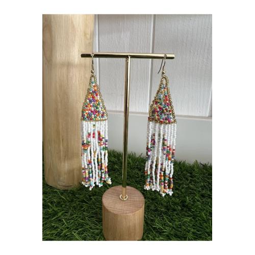 Pendientes guatemala  blanco 1