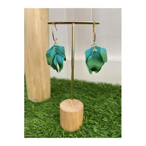 Pendientes tahiti verde 1
