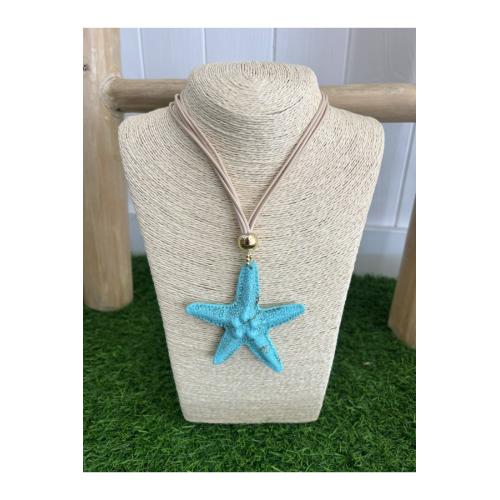 Collar coral de mar turquesa 1