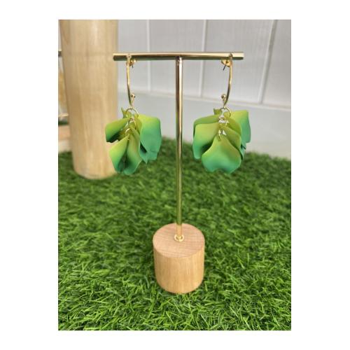 Pendientes tahiti verde manzana 1