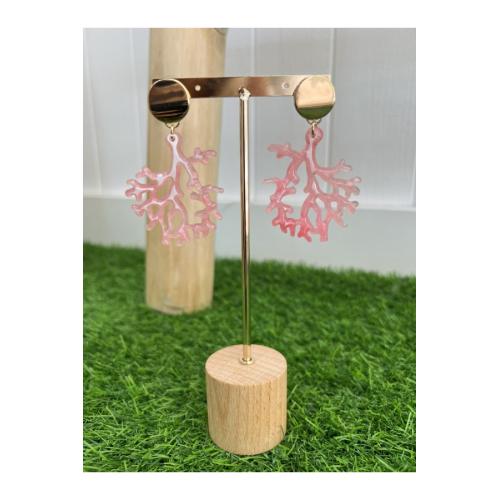 Pendientes posidonea rosa 1
