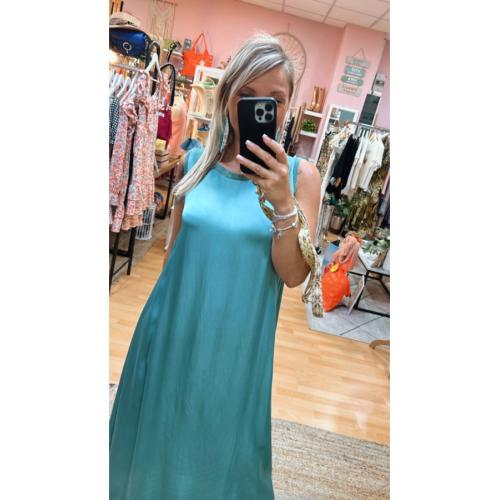 Vestido lurex, color - verde mint 1