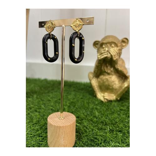 Pendientes mara negros 1