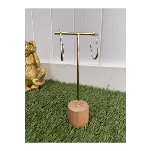 Pendiente areta plateado 1