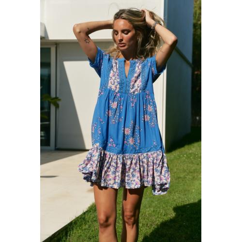 Vestido hailee  corto, tallas - m 1
