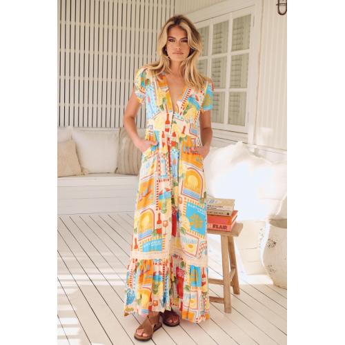 Vestido sun lounger largo, tallas - l 1