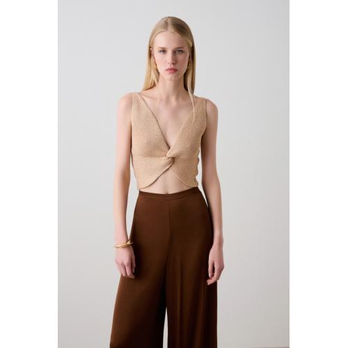 Top nudo oro, tallas - s 1