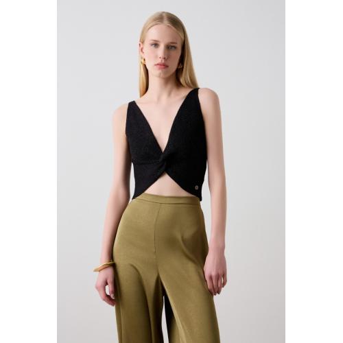 Top nudo negro, tallas - s 1