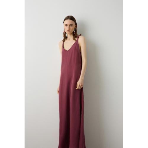 Vestido creta, tallas - s, color - vino 1