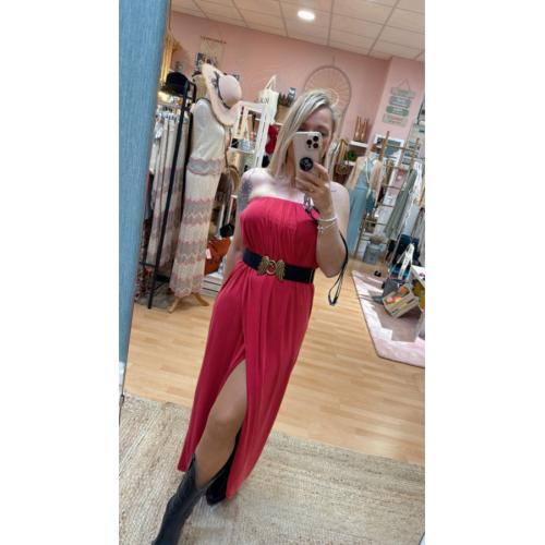 Vestido chloe cadena, color - rojo, tallas - s 1
