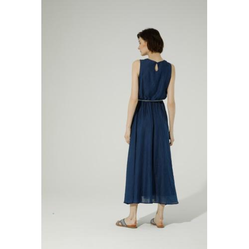 Vestido paulina, tallas - l, color - azul marino 1