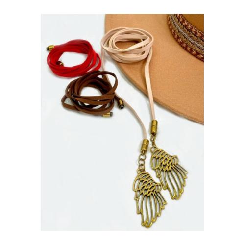 Pack collar alas marron 1