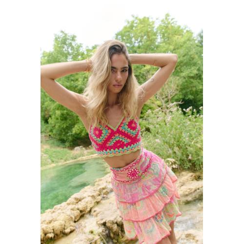Conjunto bahamas naranja, tallas - s/m 1