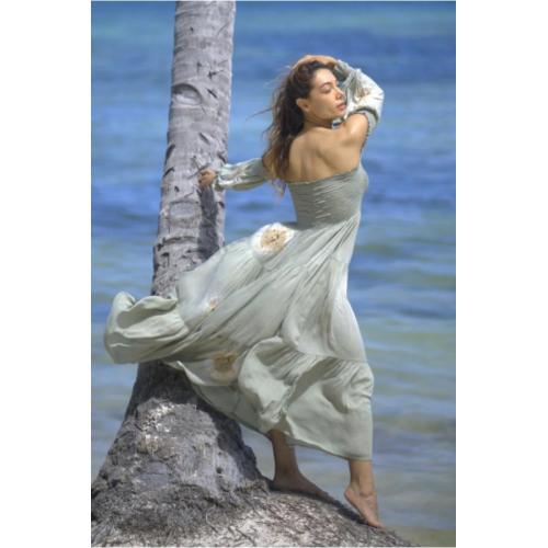 Vestido cannon, tallas - talla unica, color - verde kaki 1