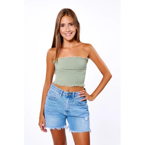 Top argos, tallas - talla unica, color - verde kaki 1