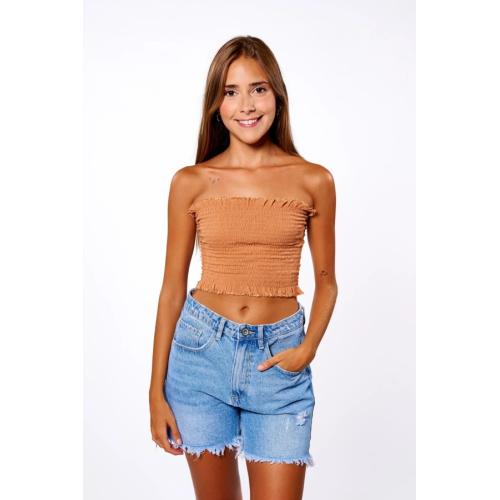 Top argos, tallas - talla unica, color - tierra 1