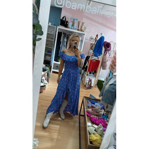 Vestido kaira, color - azul klein, tallas - talla unica 1