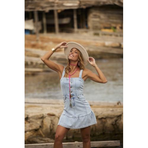 Vestido jean camaleonica, tallas - m 1