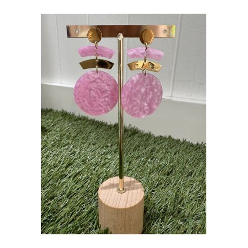 Pendientes lanzarote rosa 1