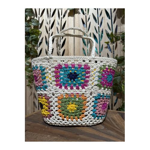 Capazo patchwork blanco 1