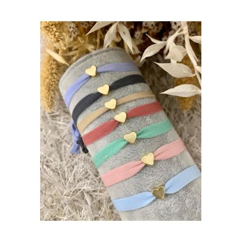 Pulsera corazón, tallas - talla unica, color - gris 1