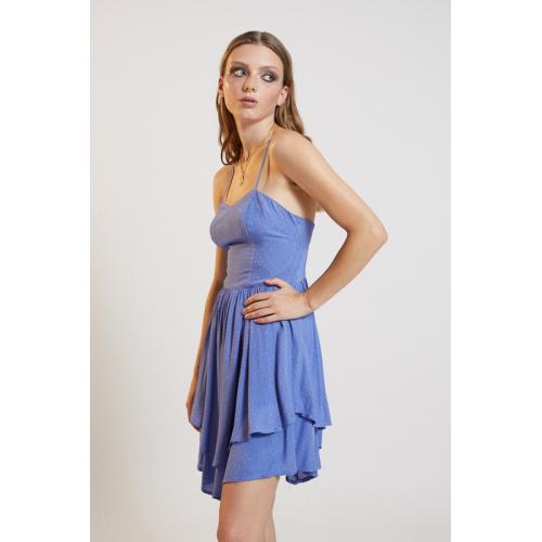 Vestido olympia azul, tallas - s 1