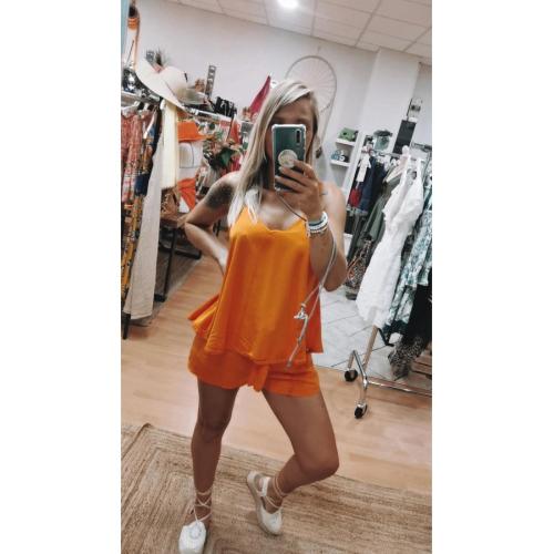 Short marbella, color - naranja, tallas - talla unica 1