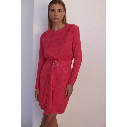 Vestido selene fucsia, tallas - xs, color - fucsia 1