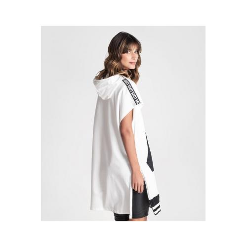 Vestido sudadera love, color - blanco, tallas - talla unica 1