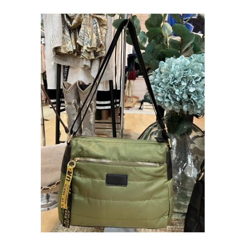 Bolso america, color - verde kaki 1